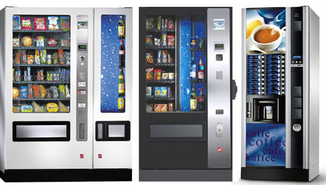 Vendingautomaten: Verpflegungsautomaten und Getränkeautomaten